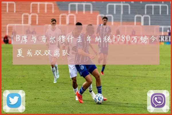 B席与马尔穆什去年纳税1780万镑今夏或双双离队