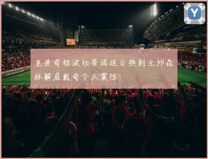 克劳奇称波切蒂诺适合热刺主帅森林解雇戴奇令人震惊
